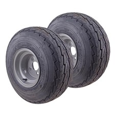 2er Set 18.5 x 8.5 -8C Komplettrad Felge 7.00 x 8 LK 4x100 für PKW Anhänger