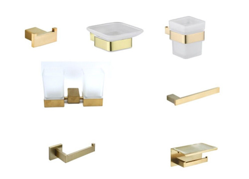 Quadratische badaccessoires - quadratische,