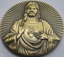 JESUS / DAS LETZTE ABENDMAHL / GOTT / BRONZE - 80 MM & 170 GRAMM - MEDAILLE