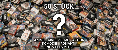 50x vhs kassetten - 50x,