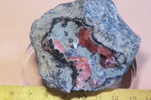 Rhodochrosit und fluorit - fluorit, peru