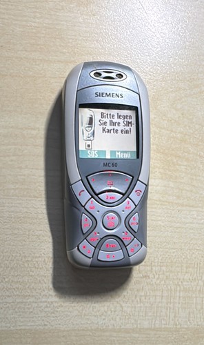 Siemens mc60 handy - siemens, silber