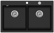 Granitspüle Doppelbecken