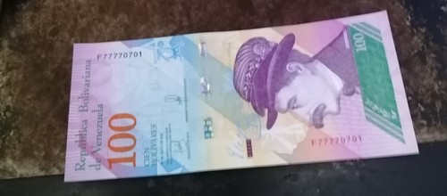 Banknote 100 bolivares - x,