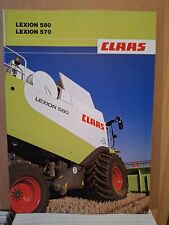 Claas Lexion 580 570  Prospekt Traktor Schlepper