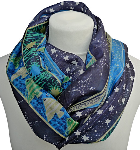 Leichter damen loop schal - loop, 100%