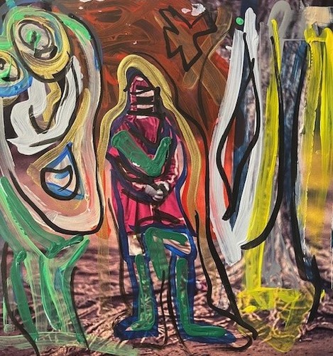 Afrika tod maske tanz - tod,