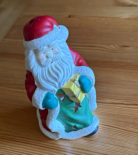 Weihnachtsmann teelichthalter - weihnachtsmann,