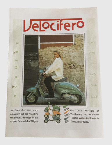 Vintage prospekt werbung mofa - prospekt,