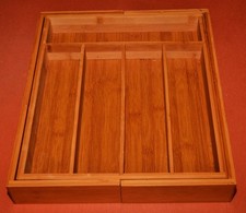 Besteckkasten /  Schubladeneinsatz  (Bambus)