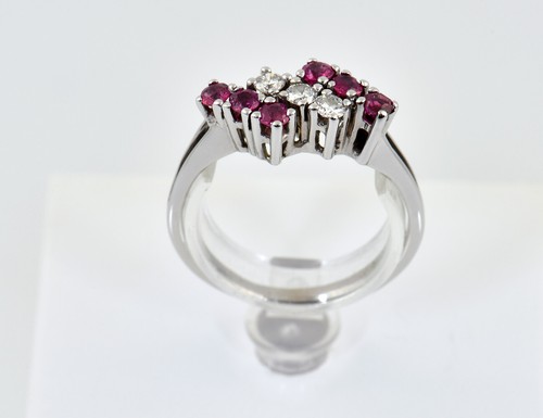 Rubin diamant ring 585 000 - diamant, 14