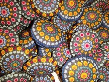 2 x rundes Kissen Boho -