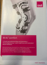 Knieorthese medi M.4s PCL dynamic linkes Bein Größe M