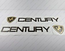 CENTURY BOOT LOGO GOLD/SCHWARZ