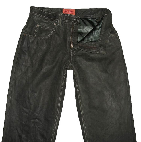Chevirex lederjeans nubuk - -,