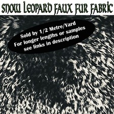 Schnee Leopard Flauschig