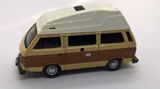 Schuco 1:87 Volkswagen VW T3 Wohnmobil mit Hochdach Reimo beige braun weiß (x)