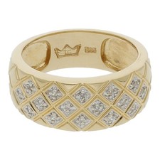 Diamantring 585/14 K Gelbgold 16 Diamanten Gr. 54 Schmuck Geschenk R02.8582
