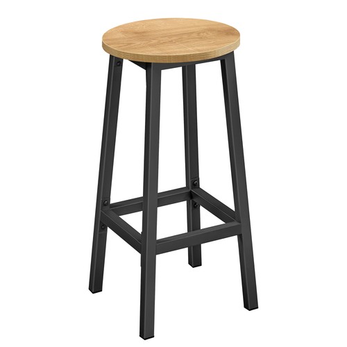 Barhocker eiche schwarze - eiche, /