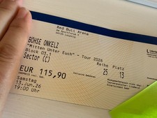 2 Tickets Böhse Onkelz