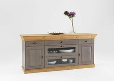 Massivholz anrichte 2farbig - anrichte,