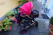 Daliya Bambimo 3-in-1 Kinderwagen, riesiges 14-teiliges Set mit Babyschale in verschiedenen Farben