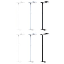 LED Stehleuchte Up & Down 2 x 40W 8800lm Büro Stehlampe 4000K UGR<17 dimmbar 