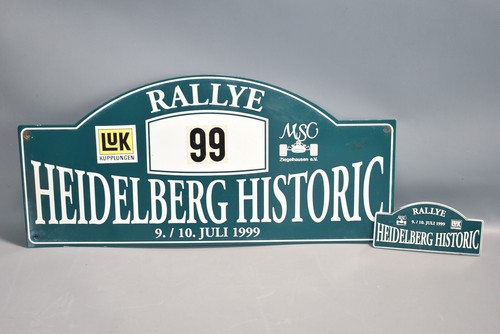 Rallyeschild adac heidelberg - rallyeschild,
