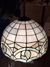 Tiffany  Lampe  Hängeleuchte, Glas ,   40cm, Handarbeit