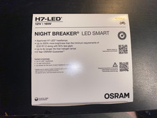 OSRAM NIGHT BREAKER LED SMART H7 64210DWNBSM Set mit 2 Glühlampe 330%