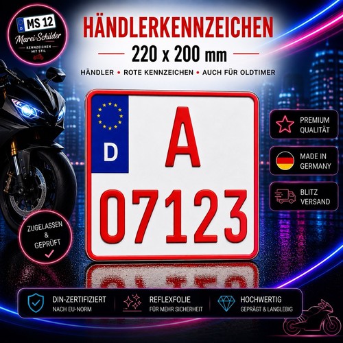 Kennzeichen 220 200 - mm, |