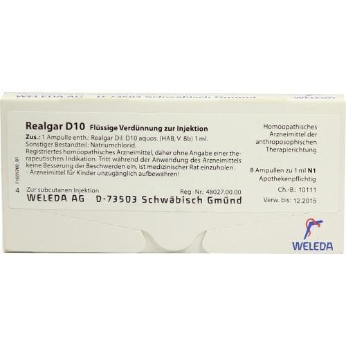 Realgar ampullen 8x1 - ampullen,