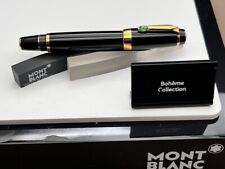 MONTBLANC Boheme Vert Füller mit einem Smaragd im Clip  seltenes Modell