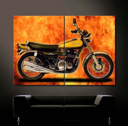 Kawasaki z900 leinwand bild - kawasaki,