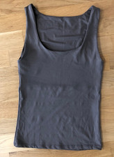 ONLY Damen Top grau XS Basic Shirt figurbetont Oberteil