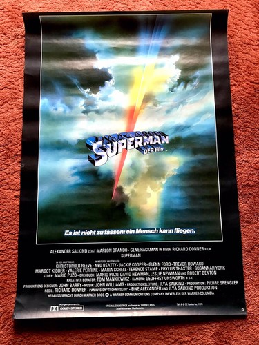 Superman kinoplakat poster - superman,