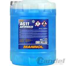 10 LITER MANNOL AG11 BLAU bis -40°C KÜHLERFROSTSCHUTZ KÜHLMITTEL FERTIG-MIX