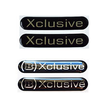 2x Aufkleber 3D Emblem Stickers Smart 450 451 453 Mercedes Brabus Xclusive