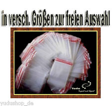 Druckverschlussbeutel Tüten Aufbewahrungsbeutel Freie Auswahl 0,005€/Stk