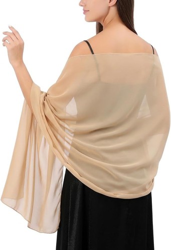 Damen chiffon stola - damen, festlich