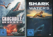 Shark Waters + Crocodile Island (DVD) Action/Horror/Abenteuer. 2020/2022