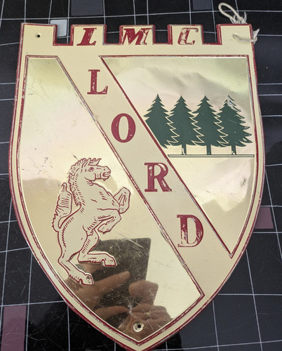 Altes blechschild lmc - altes, lord