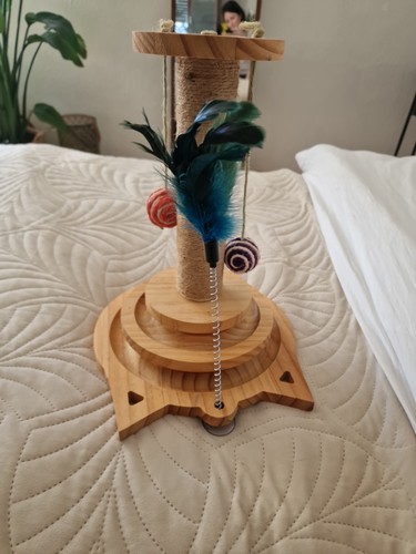 Katzen kratzbaum holz - kratzbaum,