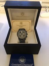 Constantin Durmont Chronograph Admiral ref:386 GD Schwarze Uhr -  Top Zustand