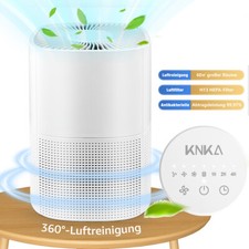 Eumaty Luftreiniger Air Purifier leise Allergiker H13 HEPA Filter Ionisator 60m³