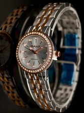 Omax Damen Armband Uhr Silber