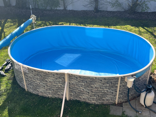 Ovalpool poolsana stone 50 - , 5,50