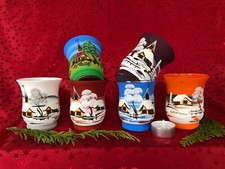 Windlicht "Hurricane Medium" Leuchtglas Teelichthalter Glas Handarbeit Lauscha