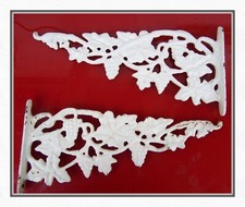 2 alte Regalhalter Wandhalter Konsole Eisen Wandwinkel Eisen 2600 Gramm Posten