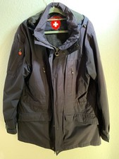 Wellensteyn "Golfjacke" Herren Parker Winterjacke mit Kapuze Gr. L Navyblau